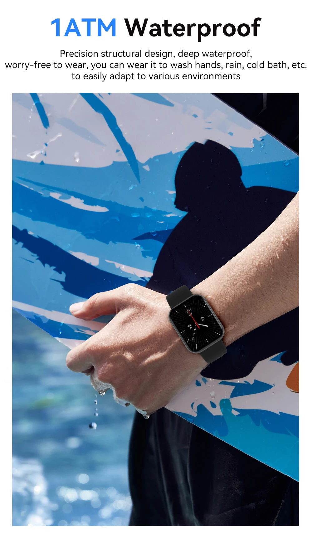 VS30 PRO Smart Watch 1.93-inch AMOLED Display Bluetooth Call Sports Modes Health Monitoring 1ATM Waterproof Custom Watch Fa