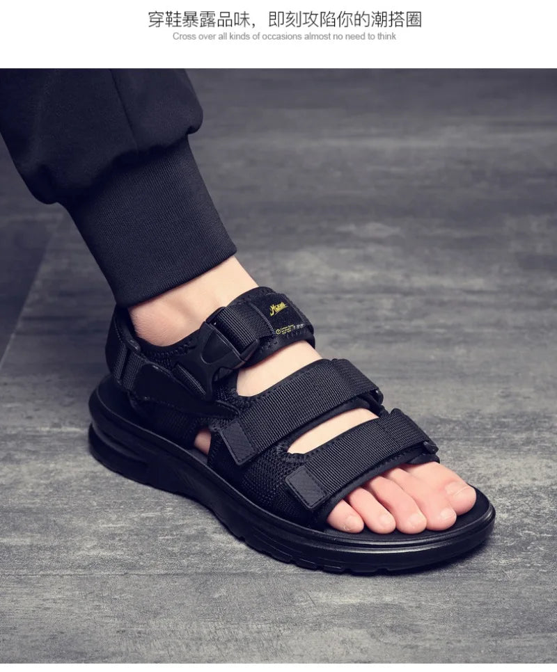 High Quality Men's Sandals Designer Platform Sandals for Men Fashion Outdoor Casual Sports Sandals 2025 Summer Beach Sandalias