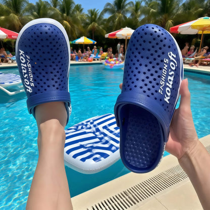Men's Sandals, Comfortable, Lightweight, Non-Slip, Breathable Indoor and Outdoor Eva Slippers, Outdoor Garden Shoes, Beach Shoes