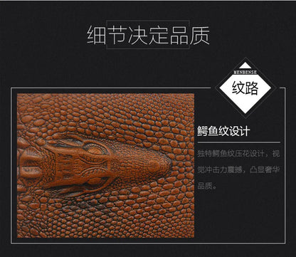 Men's Wallets Luxury Alligator Pattern Men Money Bag Safe Clutch Bag Business Style Male Money Purse Card Fashion Casual Holder