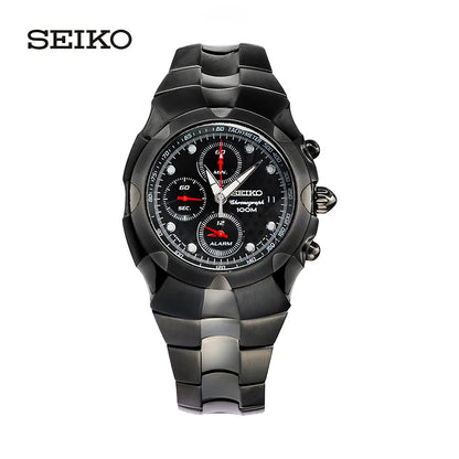 Original Japan SEIKO Men Watch Chronograph Series Quartz Watches 100m waterproof Sports watch SNA765J1