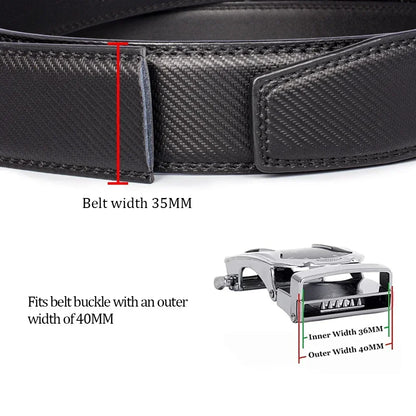 Genuine Leather Belts Without Buckle for Men Women High Quality Male Jeans Belt Large Size Belt No Buckle for Automatic Buckle