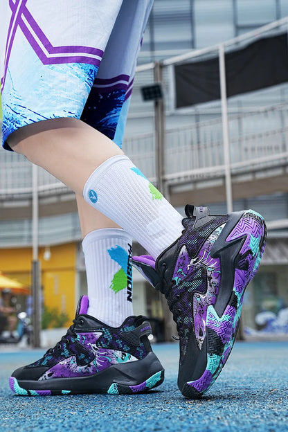 New Men Fashion Sports Shoes Basketball  Anti slip Breath Shoes Training comfort Athletic Sneakers Outdoor Walking Shoes Zapatos