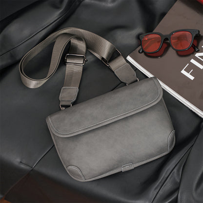 Casual Fashion Crossbody Bag Men Flap Shoulder Bag Vintage Design Shoulder Messenger Bags Unisex Mobile Phone Sling Handbags