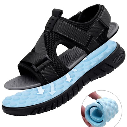 Men's 2026 New Summer Water Shoes Slip-On Breathable Mesh Quick-Dry Anti-Slip Driving Beach Outdoor Sports Sandals
