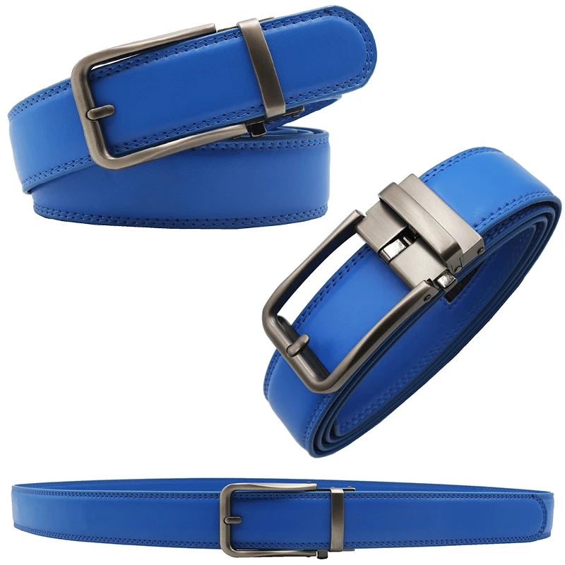 Women man Genuine Leather Belt For Female Strap Casual All-match Ladies Adjustable Belts Designer Automatic man belt buckle