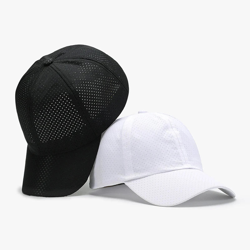 Breathable Baseball Cap Summer Quick Dry Mesh Hat Adjustable Sun Hat For Men Women Outdoor Comfortable Snapback Hat Fashion Caps