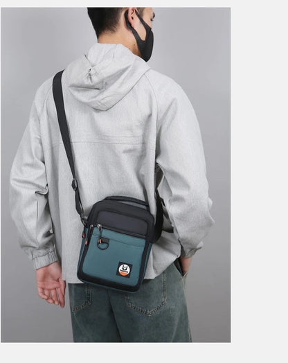 3 Layers Design Men's Small Bag Lightweight Oxford Men's Pouch Crossbody Bags For Man Fashion Casual Men's Handbag ShoulderBag