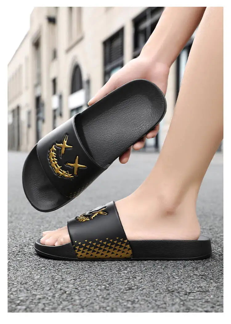 Beach Slippers, Lightweight Sandals, Men Women High-Quality Sandals, Bedroom Slippers, Bathroom Slippers, Swimming Pool Slippers