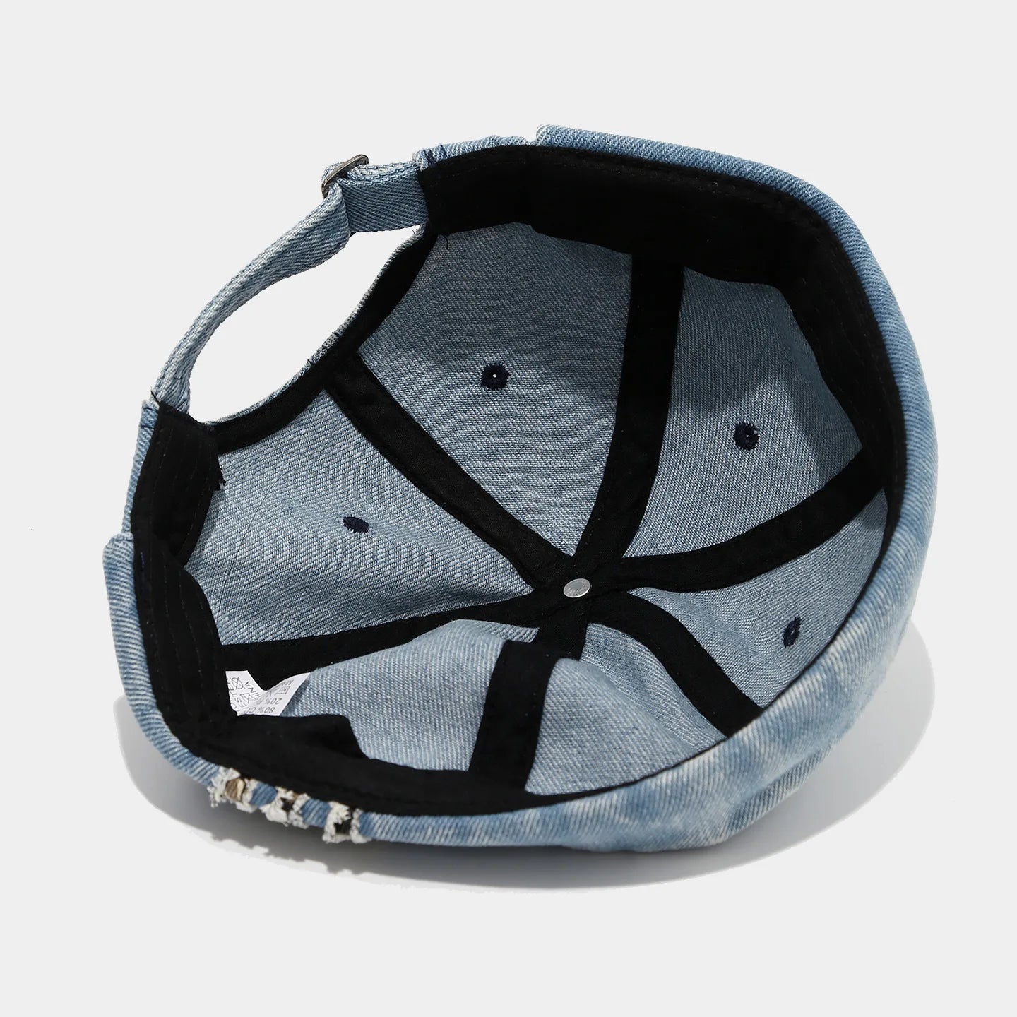 Retro Denim Docker Cap Splicing Style Brimless Caps Without Visor Leopard Beanie Hat Hats Adjustable Street Cool Vintage