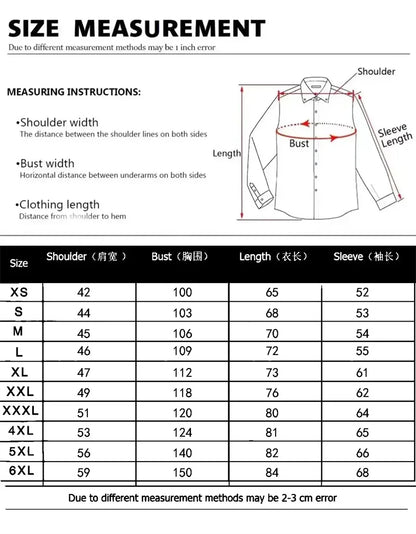 New men's shirt long-sleeved shirt 3D printing flower pattern long-sleeved standing clothing fashion casual XS-6XL soft fabric