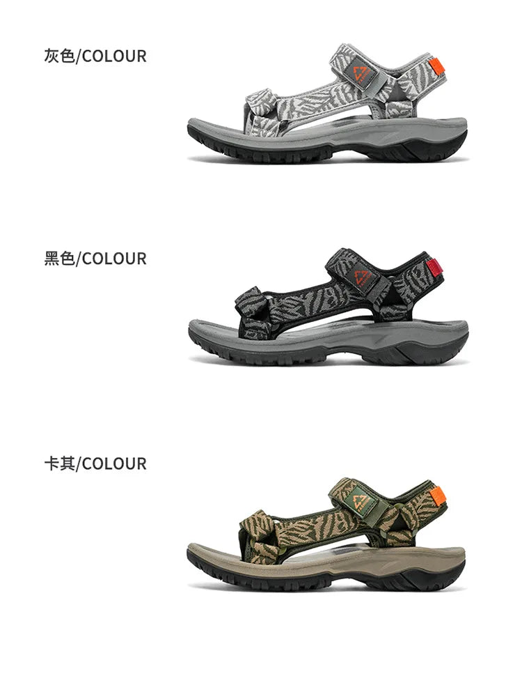 2026 New  Men's Hiking Sport Sandals Lightweight Leisure Beach Shoes Summer Open-Toe Breathable Travel Walking Sandials