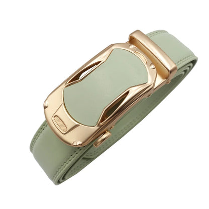 Women man Genuine Leather Belt For Female Strap Casual All-match Ladies Adjustable Belts Designer Automatic man belt buckle