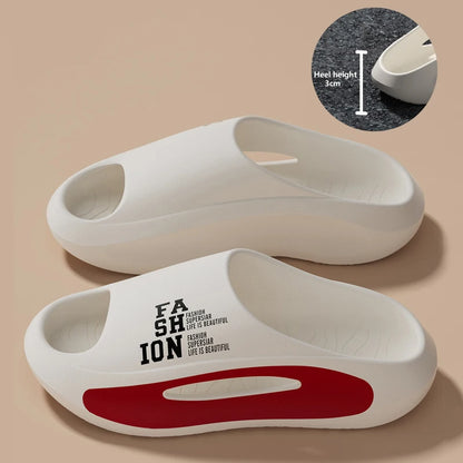 Summer Men's Sports Slippers Indoor Outdoor Sandals Beach Thick Sole EVA Slides Open Toe Non-slip Men Women Home Shoes Big Size