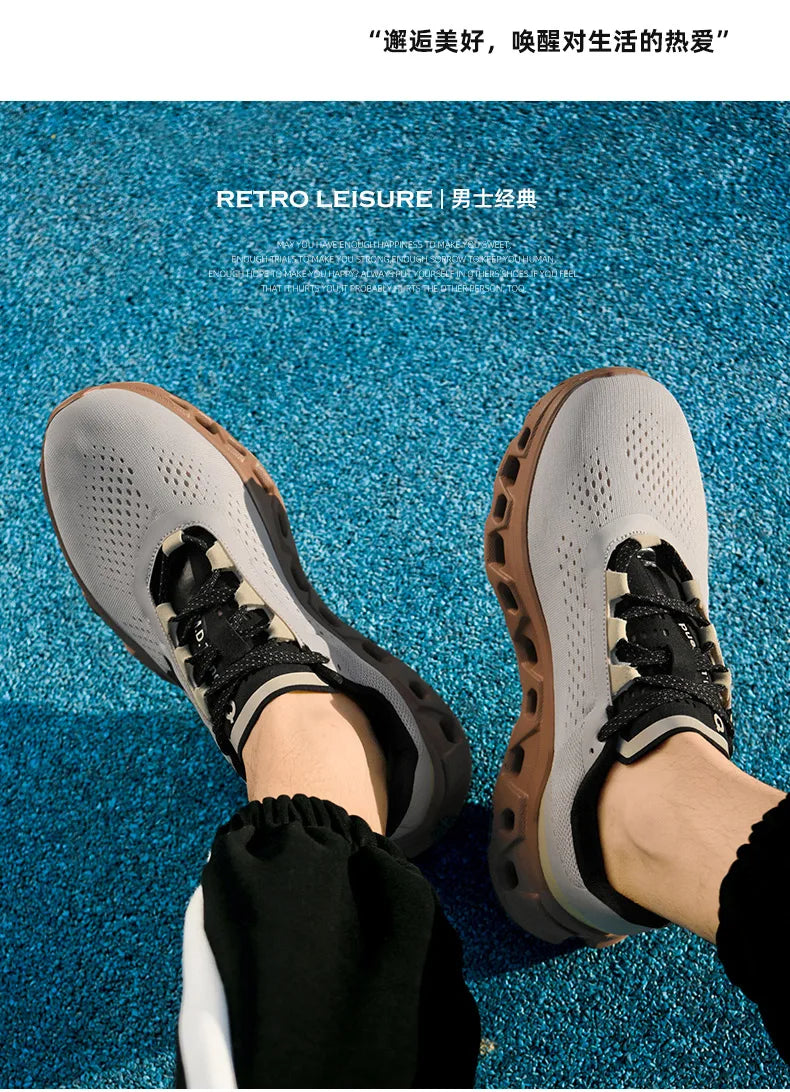 2026 Air Cushion Running Shoes Jogging Marathon Men Sports Breathable Lightweight Women's Comfortable Nonskid Leisure Sneakers