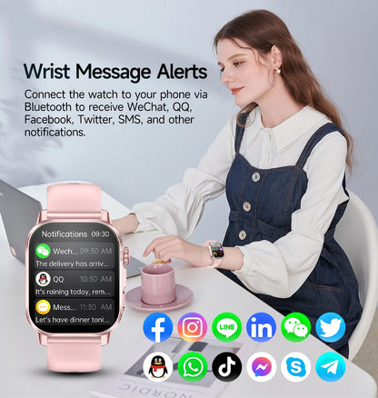 2026 Top Nursing Grade ECG+PPG Smart Watch Men Accurate Blood Pressure Lipids Uric Acid 2.0-inch AMOLED Screen HD Call Watch Men