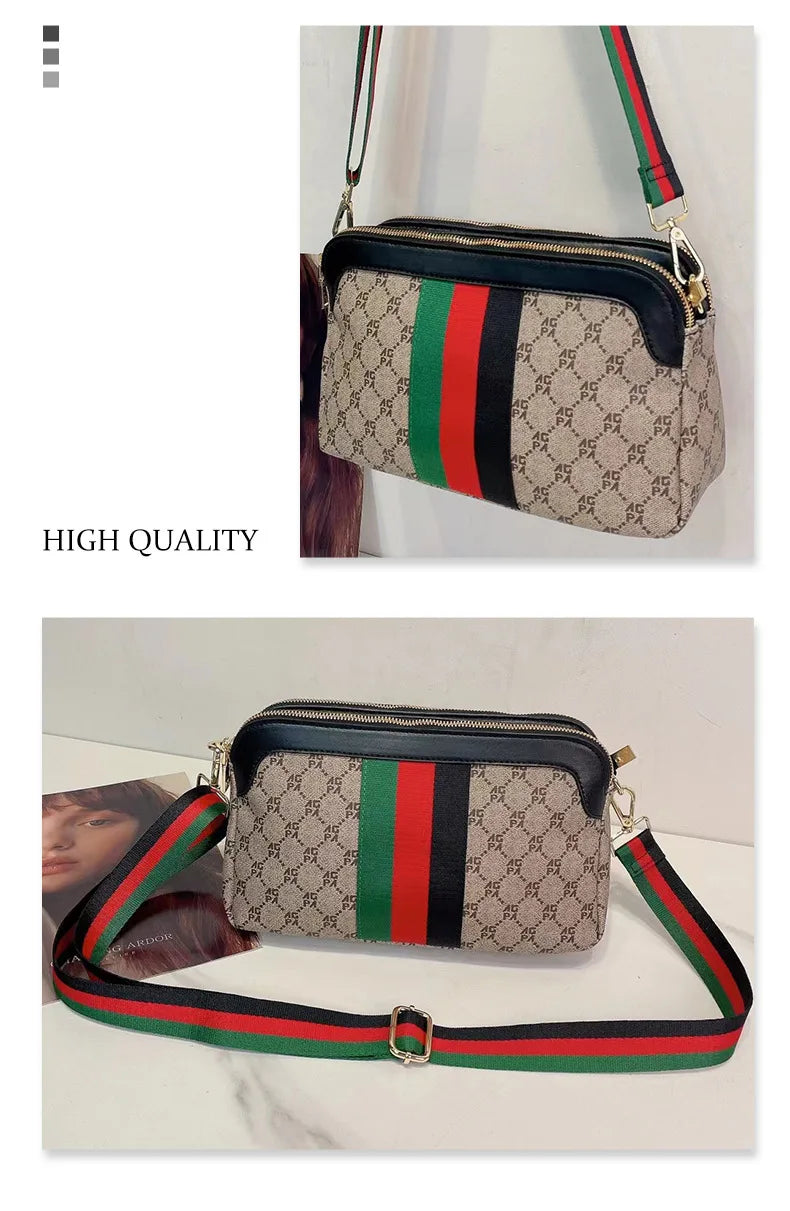 Fashion Popular Women's Bag Trend Brand Printed Versatile Shoulder Bag High-end Elegant Crossbody Bag Designer Luxury Handbags