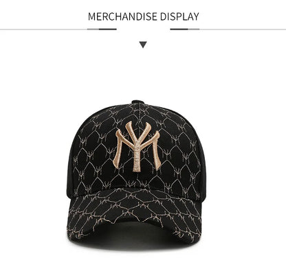 Fashion New MY Embroidered Baseball Cap Men Women Outdoor Sport Visor Sun Hat Adjustable Breathable Snapback Hip Hop Hats Gorras