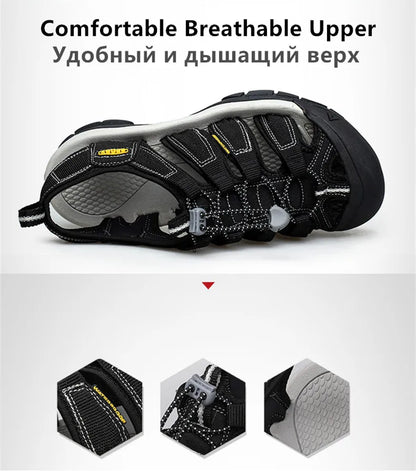 Big Size Summer Outdoor Couple Sandals Breathable Men Hiking Shoes Water Beach Men's Sandals Camping Climbing Aqua Men Sneakers