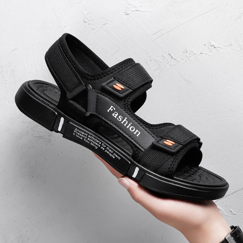 Men Sandals Summer Leisure Beach Holiday Sandals Men Shoes New Outdoor Sneakers Male Retro Comfortable Casual Sandals Men