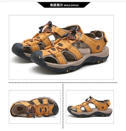 Men Sandals Fashion Casual Sport Sandals Summer Baotou Beach Sandal Outdoor Non Slip Treking Sandals Big Size48 Sandalias Hombre