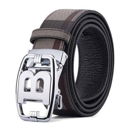 New Wide 34mm Luxury Vintage Designer B Belt Buckle Men High Quality Women Genuine Real Leather Dress Strap Male Belt for Jeans