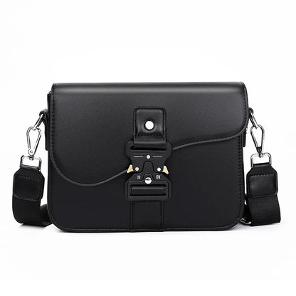 High-End Men's Stylish Crossbody Bag PU Leather Sling Bag Minimalist Business Shoulder Bag Perfect for Daily Commute Travel