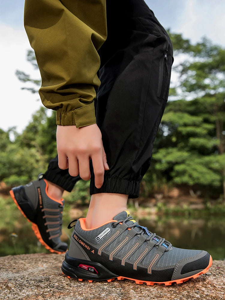 Men's Hiking Shoes Waterproof Non-slip All-terrain Sports Shoes Hiking Camping Hunting Tactical Training Shoes Cycling Shoes