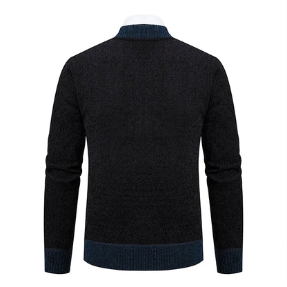 Vintage Men Knitted Sweaters Cadigan Men's Casual Fashion Button Up Cardigans Jackets Autumn Winter Jumper Coat