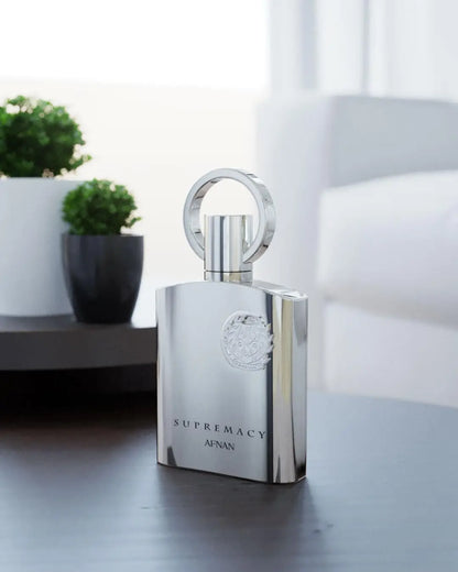 Afnan Supreme Silver Men's perfume, 100ml light essence, with oriental or wooden fragrance, suitable for formal occasions or daily use, with moderate diffusion, and mature and stable men must enter!