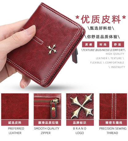 New Mini Women Wallets Slim Women Fashion Small Wallets Zipper PU Leather Quality Female Purse Card Holder Wallet
