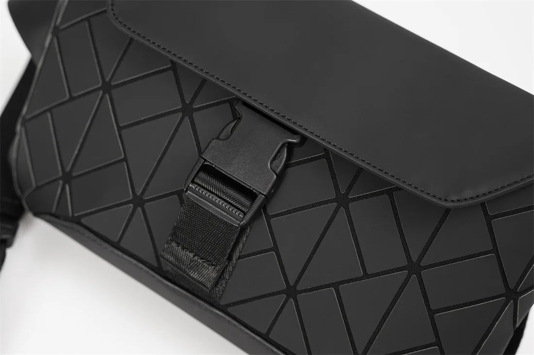 High-quality Fashion Men's Crossbody Bag Geometric Shoulder Messenger Bag Men Back Pack Waist Bag Crossbody Bags for Men Satchel