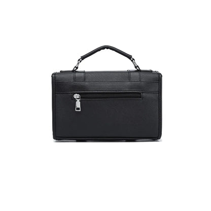 Fashion Plaid Men's Crossbody Bag Large Capacity Shoulder Messenger Bag Men Luxury Flap Crossbody Bags Male Rectangle Handbags