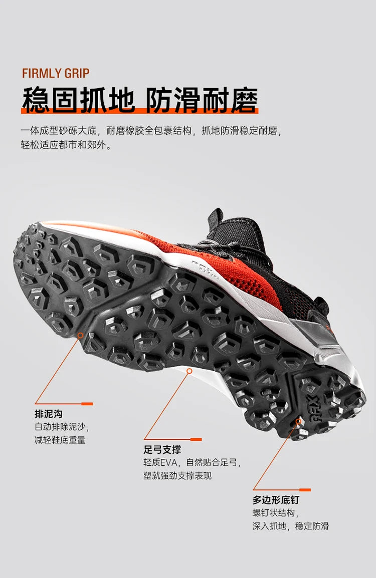 Rax Men's Running Shoes Women Breathable Jogging Shoes Men Lightweight Sneakers Men Gym Shoes Outdoor Sports Shoes Male zapatos