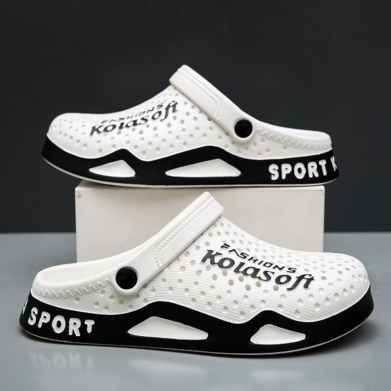 Men's Sandals, Comfortable, Lightweight, Non-Slip, Breathable Indoor and Outdoor Eva Slippers, Outdoor Garden Shoes, Beach Shoes