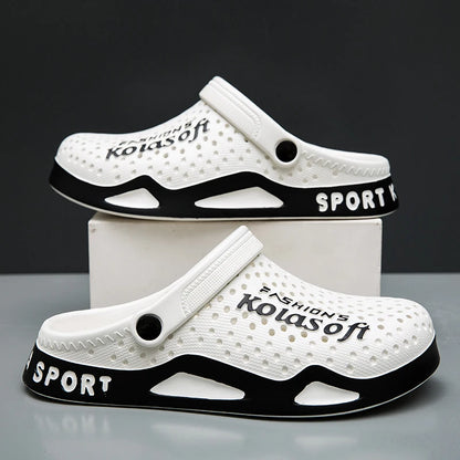 Men's Sandals, Comfortable, Lightweight, Non-Slip, Breathable Indoor and Outdoor Eva Slippers, Outdoor Garden Shoes, Beach Shoes