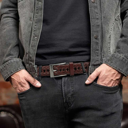 High Quality Genuine Leather Men Belts LONG Large Pin Buckle Metal Automatic Buckle High Quality Casual for Jeans Women Strap