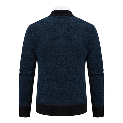Vintage Men Knitted Sweaters Cadigan Men's Casual Fashion Button Up Cardigans Jackets Autumn Winter Jumper Coat