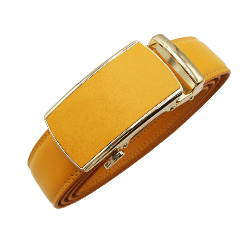 Women man Genuine Leather Belt For Female Strap Casual All-match Ladies Adjustable Belts Designer Automatic man belt buckle