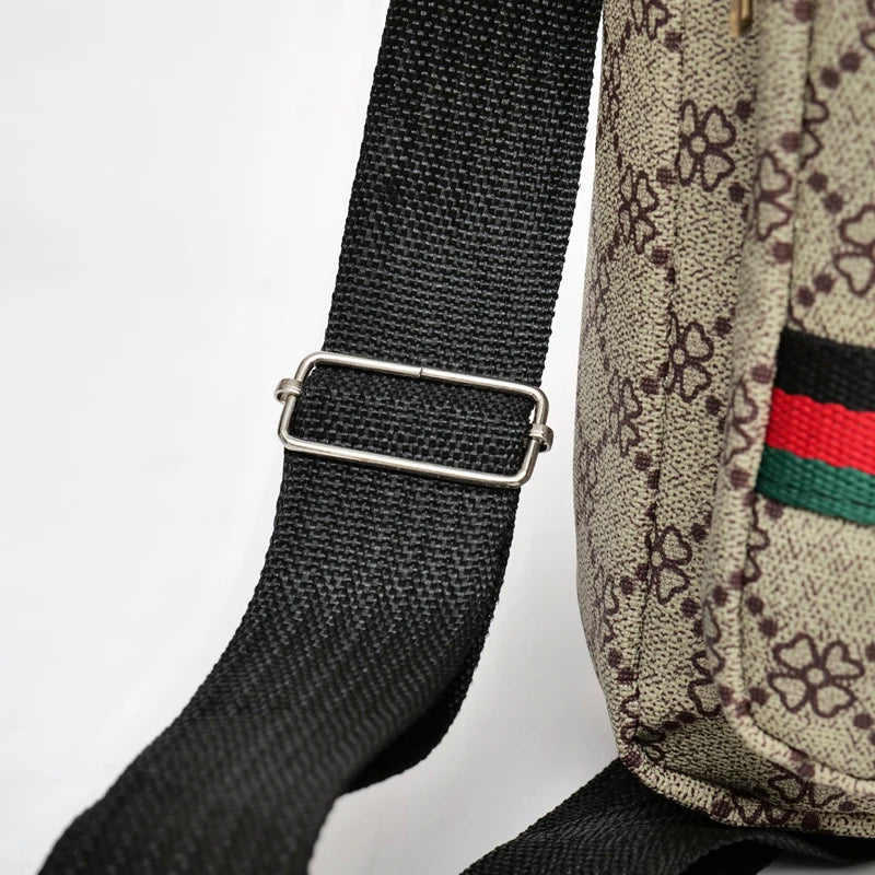 2026 New Fashion Men's Crossbody Bag Casual Multi-Layer Versatile Business Shoulder Bag Handbag