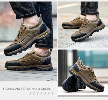 Summer Work Safety Shoes, Men's Puncture Resistant Work Shoes, Protective Shoes, Safety Boots, Tactical Boots