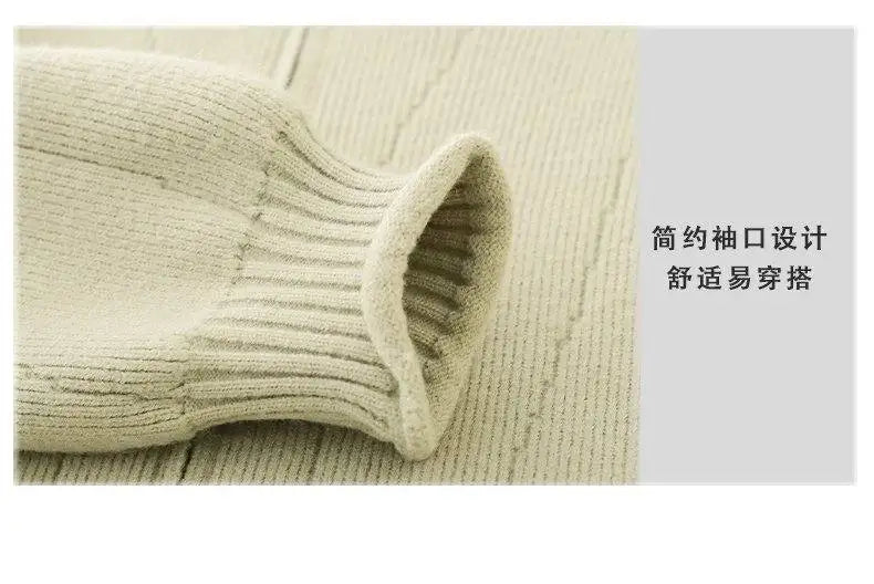 2026 Autumn Men's High Quality Comfortable Loose Solid Color Knitted Cardigan jacket Men's Fashion Trend Casual Sweater men