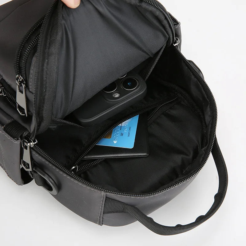 Men's Bag Outdoor Travel Shoulder Bag High Quality Nylon Crossbody Bags For Man Multi Functional Men's Handbag Bag Waist Packs