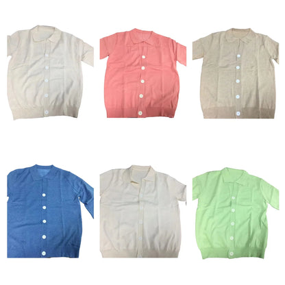 Mens Cardigan Sweater Long Sleeve Button Down Casual Collared Slim Fit Knit Sweater