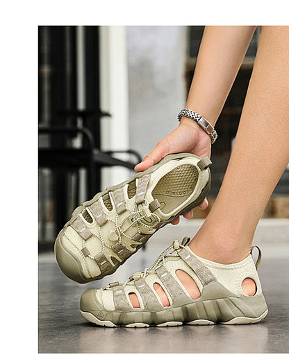 Brand Summer Men's Sandals Fashion Design Beach Men Sandals Outdoor Couple Wading Sandals Non-slip Flat Men Sneakers Size 35-46