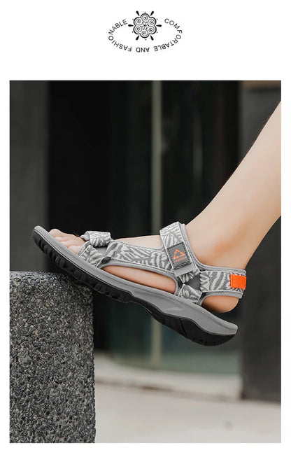 2026 New  Men's Hiking Sport Sandals Lightweight Leisure Beach Shoes Summer Open-Toe Breathable Travel Walking Sandials