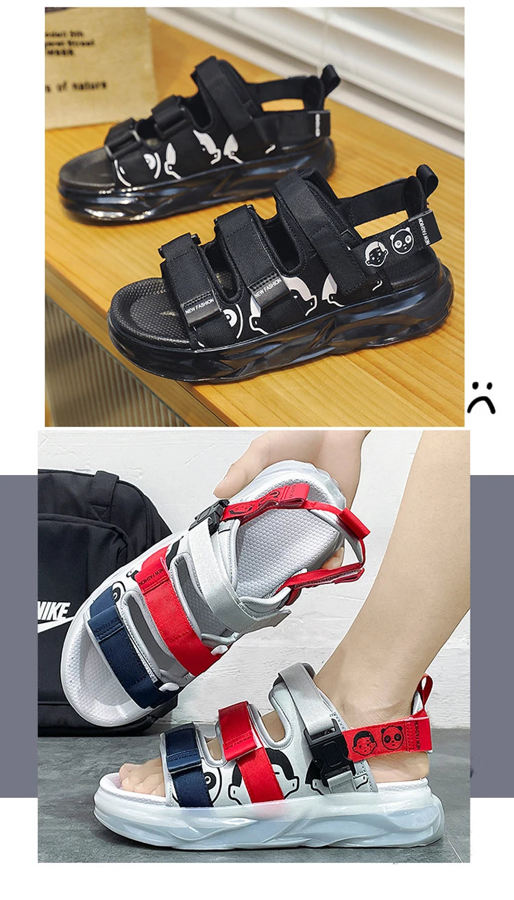 High Quality Men's Sandals Designer Platform Sandals for Men Fashion Outdoor Casual Sports Sandals 2026 Summer Beach Sandalias