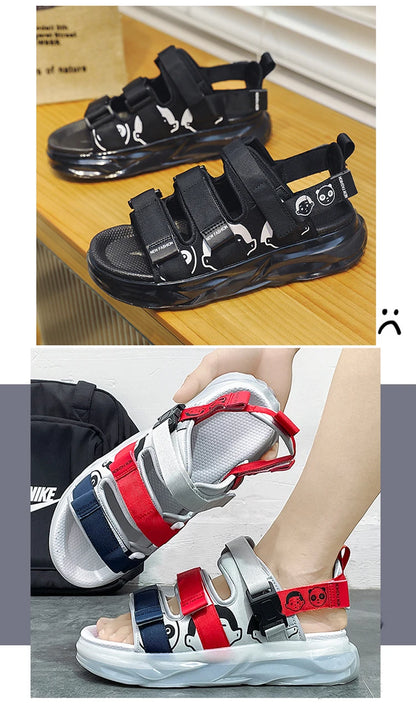 High Quality Men's Sandals Designer Platform Sandals for Men Fashion Outdoor Casual Sports Sandals 2026 Summer Beach Sandalias