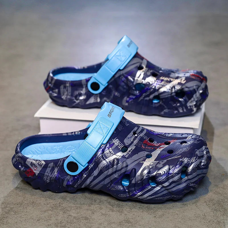 2026 Summer Men's Sandals New Home Garden Shoes Comfortable and Lightweight Men Slippers Non-Slip Soft Bottom Flip Flop Sandals