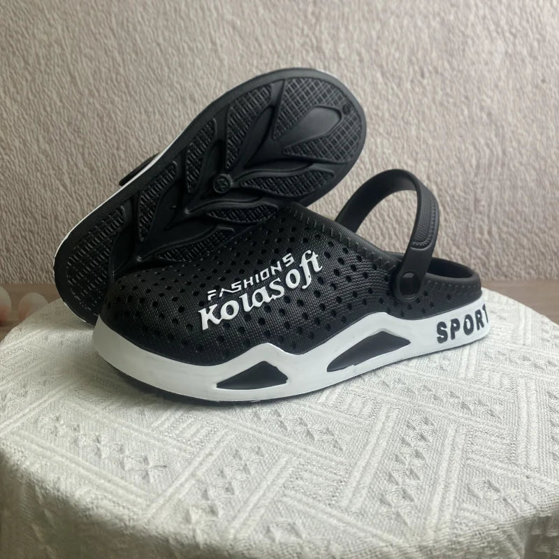 Men's Sandals, Comfortable, Lightweight, Non-Slip, Breathable Indoor and Outdoor Eva Slippers, Outdoor Garden Shoes, Beach Shoes
